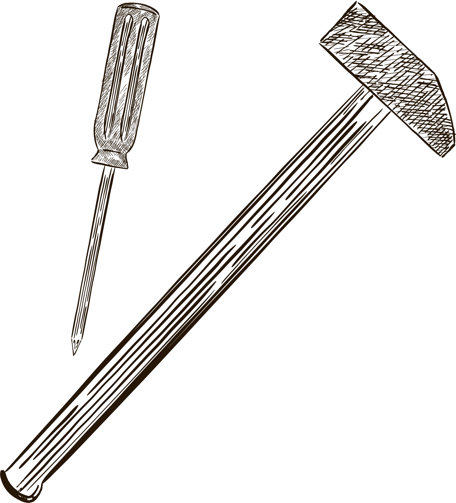 grafica di attrezzi ferramenta